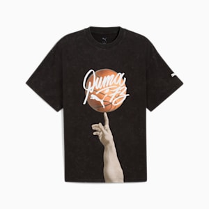 Camiseta de baloncesto Dylan Exhibit para hombre, PUMA Black, extralarge