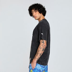 Dylan Exhibit Men's Oversized Basketball Tee, PUMA Black, extralarge-IND