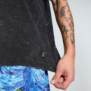 Dylan Exhibit Men's Oversized Basketball Tee, PUMA Black, extralarge-IND