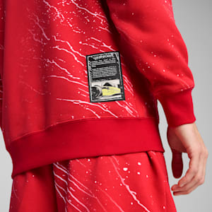 Scuderia Ferrari Race Colour Splash Motorsport Men's Hoodie, Rosso Corsa, extralarge-IND
