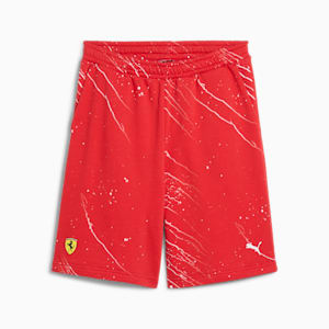 Scuderia Ferrari Race Colour Splash Motorsport Men's Shorts, Rosso Corsa, extralarge-IND