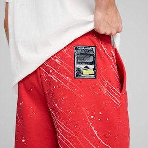 Scuderia Ferrari Race Colour Splash Motorsport Men's Shorts, Rosso Corsa, extralarge-IND