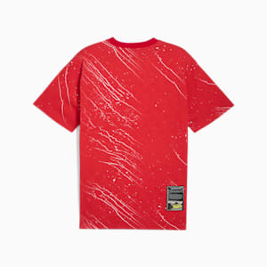 メンズ フェラーリ レース カラー S AOP 半袖 Tシャツ, Rosso Corsa, extralarge-JPN