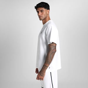 Jaws Core Men's Oversized Basketball Tee, PUMA White, extralarge-IND