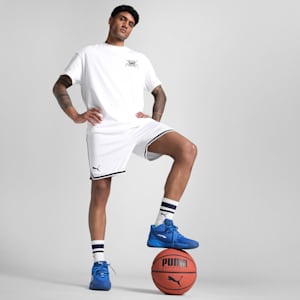 Jaws Core Men's Oversized Basketball Tee, PUMA White, extralarge-IND