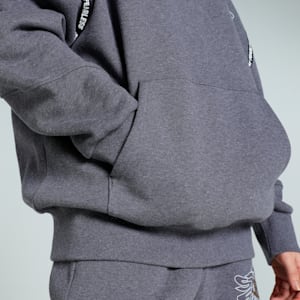 Stewie Limitless Women's Oversized Hoodie, Vapor Gray Heather, extralarge-IND