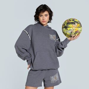 Stewie Limitless Women's Oversized Hoodie, Vapor Gray Heather, extralarge-IND