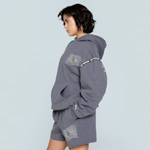 Stewie Limitless Women's Oversized Hoodie, Vapor Gray Heather, extralarge-IND