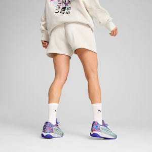 Shorts de básquetbol para mujer Stewie Prism, Vapor Gray Heather, extralarge