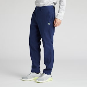 メンズ ゴルフ ストレッチ ダイアモンドリップ スリム テーパード パンツ, Deep Navy, extralarge-JPN