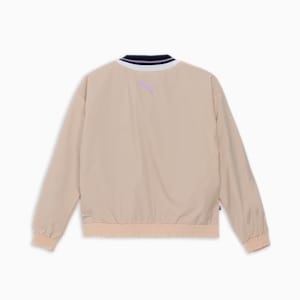 ウィメンズ ゴルフ PC W ストレッチP ロゴ クルー ネック ジャケット, Alabaster, extralarge-JPN