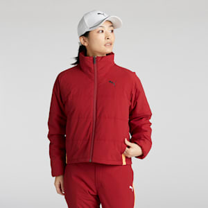 ウィメンズ ゴルフ PF W ストレッチウィンド ライト パデッド ジャケット, Intense Red, extralarge-JPN