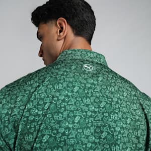 MATTR Peach Stand Men's Golf Polo, Dark Myrtle, extralarge-IND