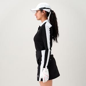 ウィメンズ ゴルフ ストレッチ パフォーマンス 長袖 ポロシャツ, PUMA Black, extralarge-JPN