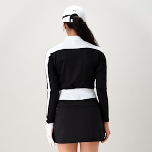 ウィメンズ ゴルフ ストレッチ パフォーマンス 長袖 ポロシャツ, PUMA Black, extralarge-JPN