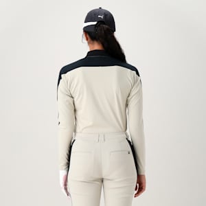 ウィメンズ ゴルフ ストレッチ パフォーマンス 長袖 ポロシャツ, Desert Dust, extralarge-JPN