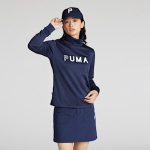 PUMA公式】ウィメンズ ゴルフ PC W ストレッチP ロゴ クルー