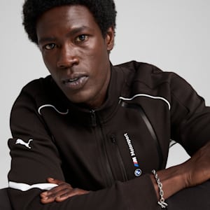 BMW M Motorsport Men's Sweat Jacket, PUMA Black, extralarge-IND