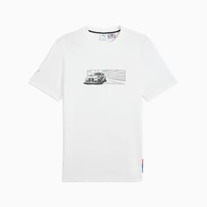 BMW M Motorsport Car Graphic Men's Tee, PUMA White, extralarge