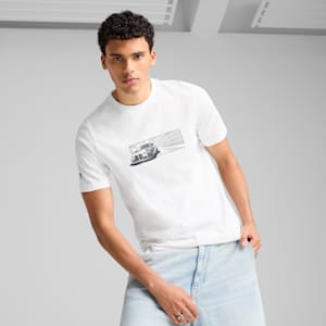 Playera Hombre BMW M Motorsport Car I, PUMA White, extralarge