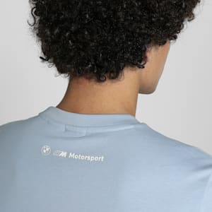 BMW M Motorsport Men's Car Graphic Tee, Blue Wash, extralarge-IND