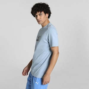 BMW M Motorsport Men's Car Graphic Tee, Blue Wash, extralarge-IND