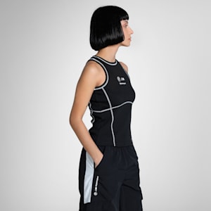 BMW M Motorsport Lifestyle Women's Top, PUMA Black, extralarge-IND