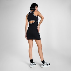 BMW M Motorsport Women's Slim Fit Dress, PUMA Black, extralarge-IND