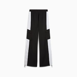 Pantalones tipo cargo tejidos BMW M Motorsport para mujer, PUMA Black, extralarge