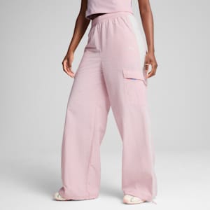 Pantalones cargo BMW M Motorsport para mujer, Rose Mauve, extralarge