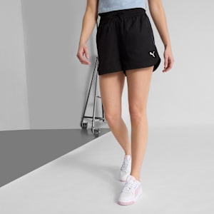 Shorts BMW M Motorsport Essentials+ para mujer, PUMA Black, extralarge