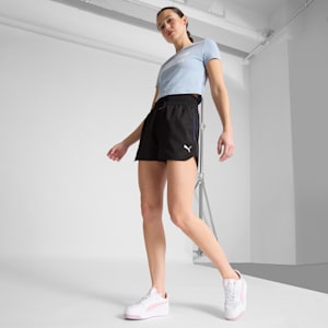 BMW M Motorsport Essentials+ Women's Woven Shorts, PUMA Black, extralarge