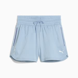 Shorts tejidos BMW M Motorsport Essentials+ para mujer, Blue Wash, extralarge
