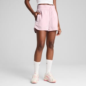 Shorts tejidos BMW M Motorsport Essentials+ para mujer, Rose Mauve, extralarge
