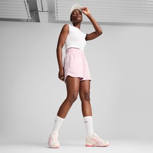 Shorts tejidos BMW M Motorsport Essentials+ para mujer, Rose Mauve, extralarge