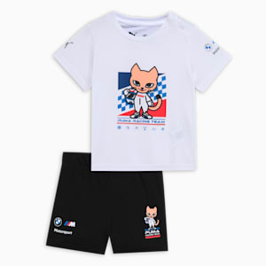 BMW M Motorsport Short Sleeves Toddlers' Set, PUMA White, extralarge-IND