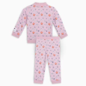 BMW M Motorsport All-over Print Long Sleeve Toddlers' Set, Rose Mauve-AOP, extralarge-IND