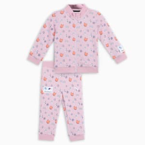 BMW M Motorsport All-over Print Long Sleeve Toddlers' Set, Rose Mauve-AOP, extralarge-IND