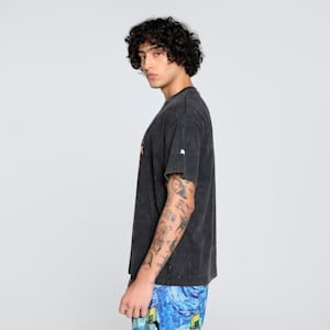 Dylan Exhibit Men's Oversized Basketball Tee, PUMA Black, extralarge-IND