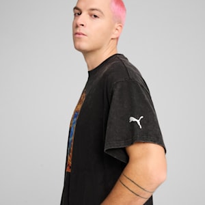 Dylan Exhibit Men's Basketball Tee, PUMA Black, extralarge