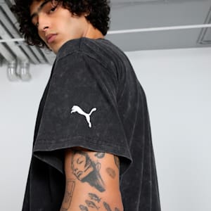 Dylan Exhibit Men's Oversized Basketball Tee, PUMA Black, extralarge-IND