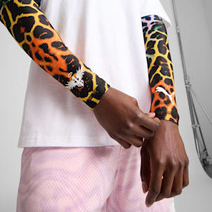 PUMA x LAMELO BALL Alien Skin Men's Basketball Arm Sleeves, PUMA Black-AOP, extralarge