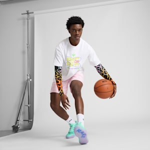Mangas de básquetbol para hombre Puma x LAMELO BALL Alien Skins, PUMA Black-AOP, extralarge