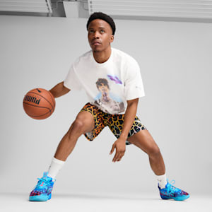 Short de básquetbol Alien Skins PUMA x LAMELO BALL, PUMA Black-AOP, extralarge