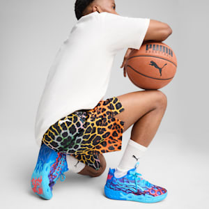 Short de básquetbol Alien Skins PUMA x LAMELO BALL, PUMA Black-AOP, extralarge