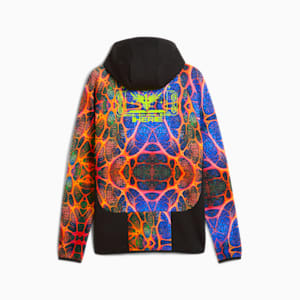PUMA x LAMELO BALL Alien Skin Men's Dime Basketball Jacket, PUMA Black-AOP, extralarge