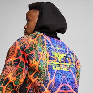 Chamarra de básquet Melo Alien Skins Dime para hombre, PUMA Black-AOP, extralarge