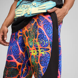 PUMA x LAMELO BALL Alien Skin Men's Dime Basketball Pants, PUMA Black-AOP, extralarge