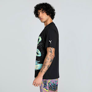 Melo Alien Skins Men's Oversized Basketball Tee, PUMA Black, extralarge-IND