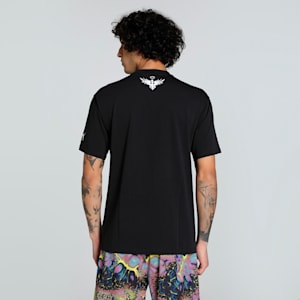 Melo Alien Skins Men's Oversized Basketball Tee, PUMA Black, extralarge-IND